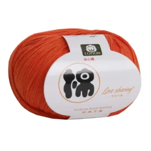 Eco friendly Cotton Spring and Summer Cotton Thread 50g Super Soft Cotton Yarn for Knitting