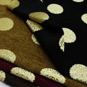 Eco friendly Woven Jacquard Blackout Double Faced Fabric Blackout Brocade Damask
