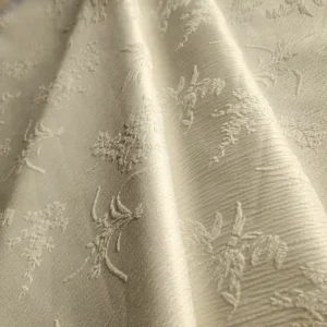 Embossed Orchid Grass Imitates Human Silk Pleated Texture Dark Jacquard Fabric Stain Resistant Women’s Dress Decorative Sofa