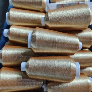 Embroidery Thread MS ST Type Golden Silver Colors Metallic Yarn 150D Metallic Thread for Textile
