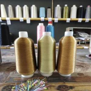 Embroidery Thread MS/ST-Type Polyester Metallic Yarn 150D Anti Pilling High Tenacity