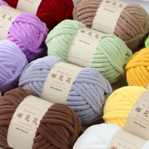 Extra Thick 10mm Cashmere Thread Thick Wool Ball Super Soft Finished Woven Blanket Thick Icicle Thread Cat Tail Thread
