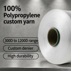 FDY Hollow Yarn 1200D Denier OE Dyed 100% Polypropylene Standard Strength for Textile Weaving and Knitted Products