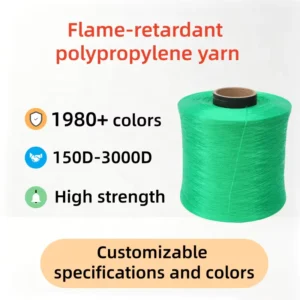 FDY Polypropylene Filament Flame-retardant Yarn 4.5-5g/d for Automotive Safety Nets 100% Polypropylene Yarn