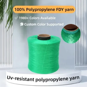 FDY Polypropylene Yarn 800D Green UV-resistant Yarn Is Suitable for Backpack Straps and Binding Straps FDY PP Yarn