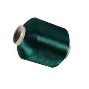 FDY Twisted 75D Dyed Chenille Polyester Low-elasticity Drawn Textured Bright Colored Warp Green Multi-color