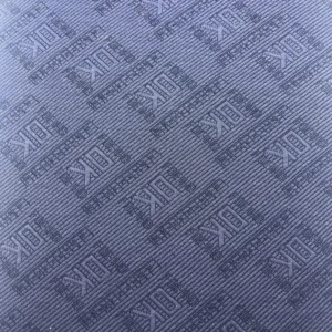 Fabric Supplier Letters Knitted Modal Polyester Wool Cotton Embossed Jacquard Fabrics for Clothing AW23006