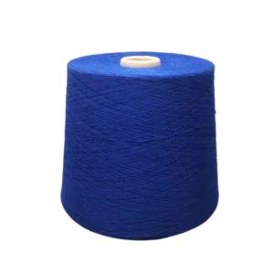 Factory 100% Acrylic Yarn 21S Dark Blue Dyeing And Raw Acrylic Wool Blended Yarn For Knitting And Crochet