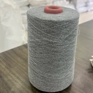 Factory 100% Cashmere Yarn+Lurex 2/26NM Ready Made Custom Fancy Yarn for Women