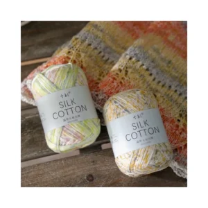 Factory 100% Mercerised Cotton Crochet Yarn Dye-Printed Fancy Yarn for Knitting Hand Knitting Weaving Recycled
