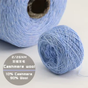 Factory 26NM 2 10% Cashmere 90% Wool for Fashion Knitting Machine