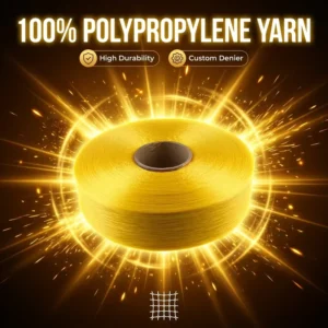 Factory 300D PP Filament Yarn Abrasion Resistant Various Colors Fio De Polipropileno for Ropes Strapping Bands