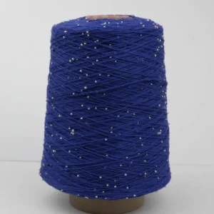 Factory 500g 2100m Bead Sequin Yarn 5ply 100% Cotton Paillette Dyed for DIY Hand Knitting Weaving Knitting