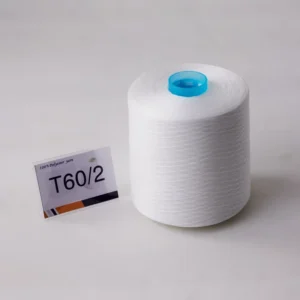 Factory 60/2 100% Polyester Spun Yarn Virgin AAA Grade Z Twist Oeko-Tex Certified High Tenacity Eco-Friendly Moisture-Absorbent