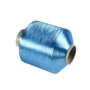 Factory 75D Polyester Chenille Yarn High Gloss & High Shine Colorful Blue Options for Textile Weaving