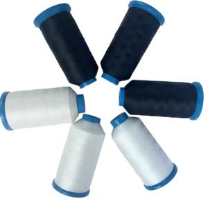 Factory Black White Tex90 280D/3 High Tenacity Nylon 6 6 Bonded Raw Sewing Thread for Bag Shoes