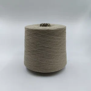 Factory Colorful Regenerated Cotton Blended Mix Yarn Linen Cotton Blend Combed Yarn 11S Khaki Knitting Cotton Blend Combed Yarn