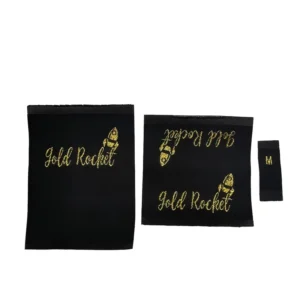 Factory Custom Logo Soft Woven Labels for Clothing Shoes Bags Sustainable Fashion Woven Clothing Tag