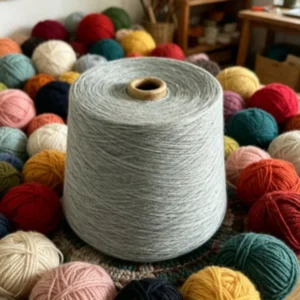 Factory DTY Raw Textured Eco friendly Recyclable 32S/2 100% Polyester Spun Yarn for Sewing and Weaving