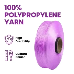 Factory Direct Custom Denier Hilo PP Anti UV 300D Various Colors 100% Polypropylene Yarn for Strapping Bands Ropes