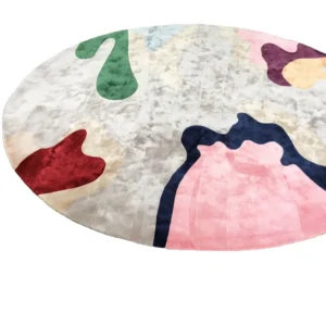 Factory Direct Custom Luxury 100 Wool Floral Design Handmade Wall to Wall Living Room Villa Hand Tufted Carpet