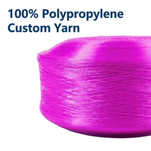 Factory Direct FDY Multifilament Yarn Thread 150D 1500D Various Colors Recycle PP Yarn for Rope Webbing Tent Luggage Strap