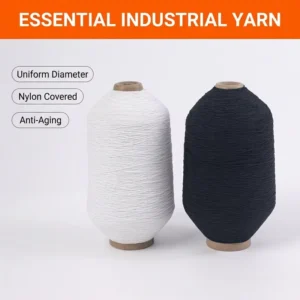 Factory Direct Nylon Blended Yarn 907575 1107575 Elastic String for Socks Gloves and Medical Bandages