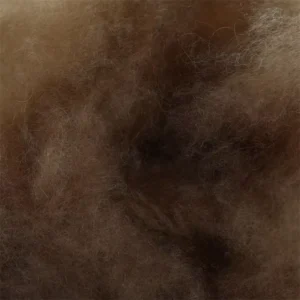 Factory Direct Price Dyed Carded Camel Color Wool