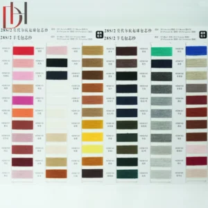 Factory Direct Sales High Strength Double Twist 28S 2 Wool Viscose Nylon Polyester Core Spun Fancy Yarn Custom Dyed Color