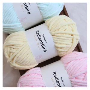 Factory Direct Sweet Beans 100G 5Mm for Scarf Blanket Chunky Polyester Yarn