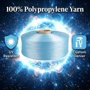 Factory Direct Various Colors 300D Fio De Polipropileno High Durability 100% Polypropylene Yarn for Strapping Bands Ropes