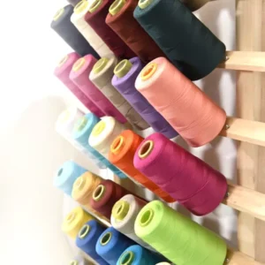 Factory Directly Supply 100% Polyester 402 Yarn Dyed Large Roll for Garment Sewing Knitting