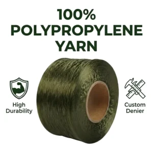 Factory FDY Multifilament Yarn Acidproof Polipropilen Iplik Multicolored 600D 100% Polypropylene Yarn for Weaving