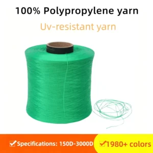 Factory FDY PP Yarn 450D UV-resistant Yarn Is Suitable for Swimming Pool Cover 100% Polypropylene Yarn