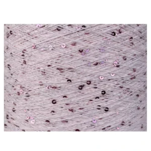 Factory Fancy 100% Cotton Yarn 3mm Sequins Dyed Ring Spun Style 5s 30s Count Standard Evenness Zhejiang China for