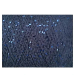 Factory Fancy Yarn with Dyed Sequins for Hand Knitting