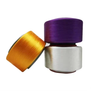 Factory Hot Sales Top Quality Soft Recycle 150D 300D Fdy Microfiber Twisted Polyester Top-dyed Yarns