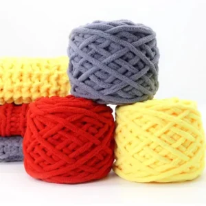 Factory Mix Colors Velvet Blanket Yarn Wool Baby Yarn Fluffy Hand Knitting Thick Bulky Chunky Chenille Yarn