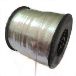 Factory Outlet Flat Lurex M Type Gold and Silver Shell Pink Candy Colors Metallic Fibre Yarn for Decoration