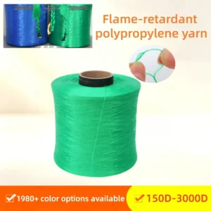 Factory PP Polypropylene Yarn Flame retardant Yarn 450D Is Suitable for Protective Nets FDY 100% Polypropylene Yarn