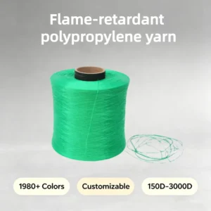 Factory Polypropylene Yarn FDY Flame Retardant Yarn 800D Is Suitable for Binding Ropes pp Polypropylene Yarn