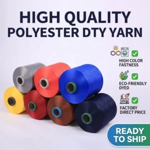 Factory Price 100% Polyester DTY Yarn Filament 150 Denier Yarn High Elastic DTY Yarn for Socks Sportswear