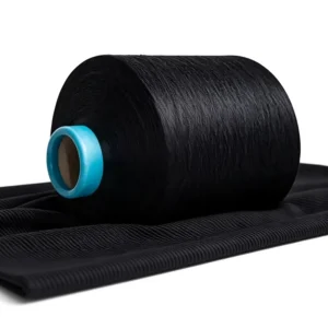 Factory Price Anti-bacterial 50/1 JET BLACK Cotton Like Yarn Quick Dry Comfortable Smooth Yarn for Textile Weaving Knitting