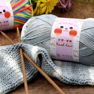 Factory Price Milk cotton Organic cotton Yarn Mixed Color Milk Cotton Yarn