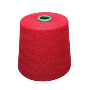 Factory Price T C Polyester Cotton Blended Yarn 21S Red Cotton Polyester Blended Yarn for Knitting Weaving