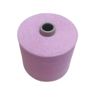 Factory Recycled Cotton Yarn 32S Pink Cotton Yarn Dyed Pattern Knitting Weaving