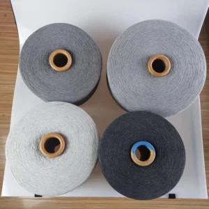 Factory Recycled Polyester Weaving Yarn 12s 14s 16s 18s 24s 34s 36s Cotton Blended Spun Textile Yarn for Knitting