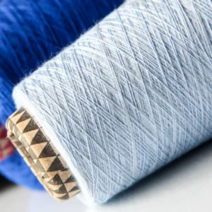 Factory Silk Cotton Blended Yarn 26NM 60NM 2 Top Dyed Yarn for Knitting