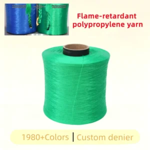 Factory Stock Available pp Polypropylene Yarn 900D Flame Retardant Yarn Is Suitable for Webbing FDY pp Yarn