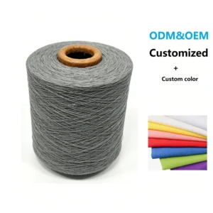 Factory Supplier Ne 3s to 20s/1 Color Dyed Recycle Polyester Yarn Open End Cotton Blended Cardedfor Knitting and Weaving Fabric